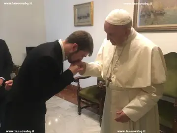 Toms Evans y el Papa Francisco Toms Evans y el Papa Francisco