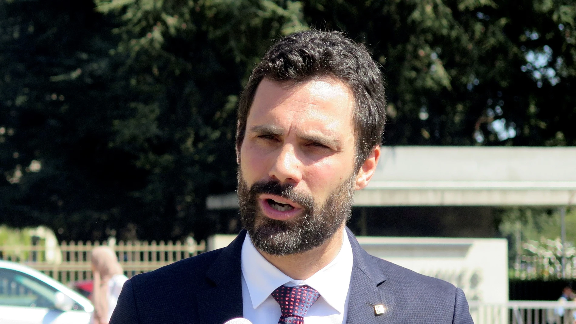 El presidente del Parlamento catalán, Roger Torrent, en Ginebra El presidente del Parlamento catalán, Roger Torrent, en Ginebra