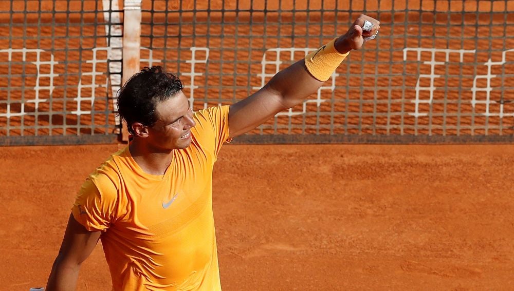 Rafa Nadal, tras conseguir la victoria en Montecarlo