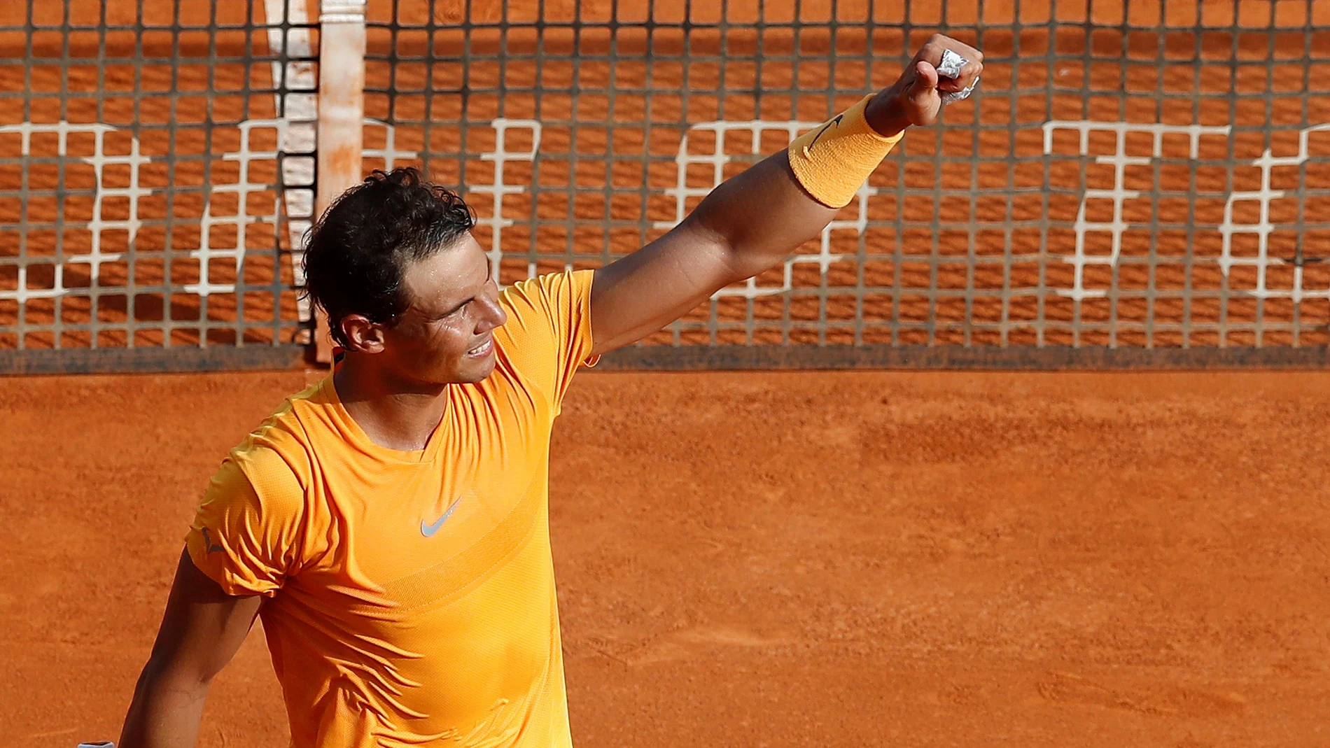 Rafa Nadal, tras conseguir la victoria en Montecarlo Rafa Nadal, tras conseguir la victoria en Montecarlo