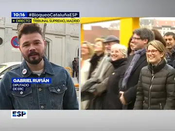 El diputado de ERC, Gabriel Rufián El diputado de ERC, Gabriel Rufián