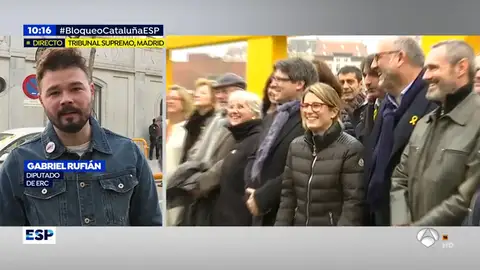 El diputado de ERC, Gabriel Rufián El diputado de ERC, Gabriel Rufián