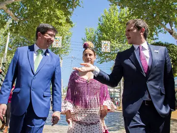 Albert Rivera en la Feria de Abril en Sevilla Albert Rivera en la Feria de Abril en Sevilla