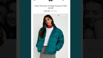 Abrigo de UrbanOutfitters