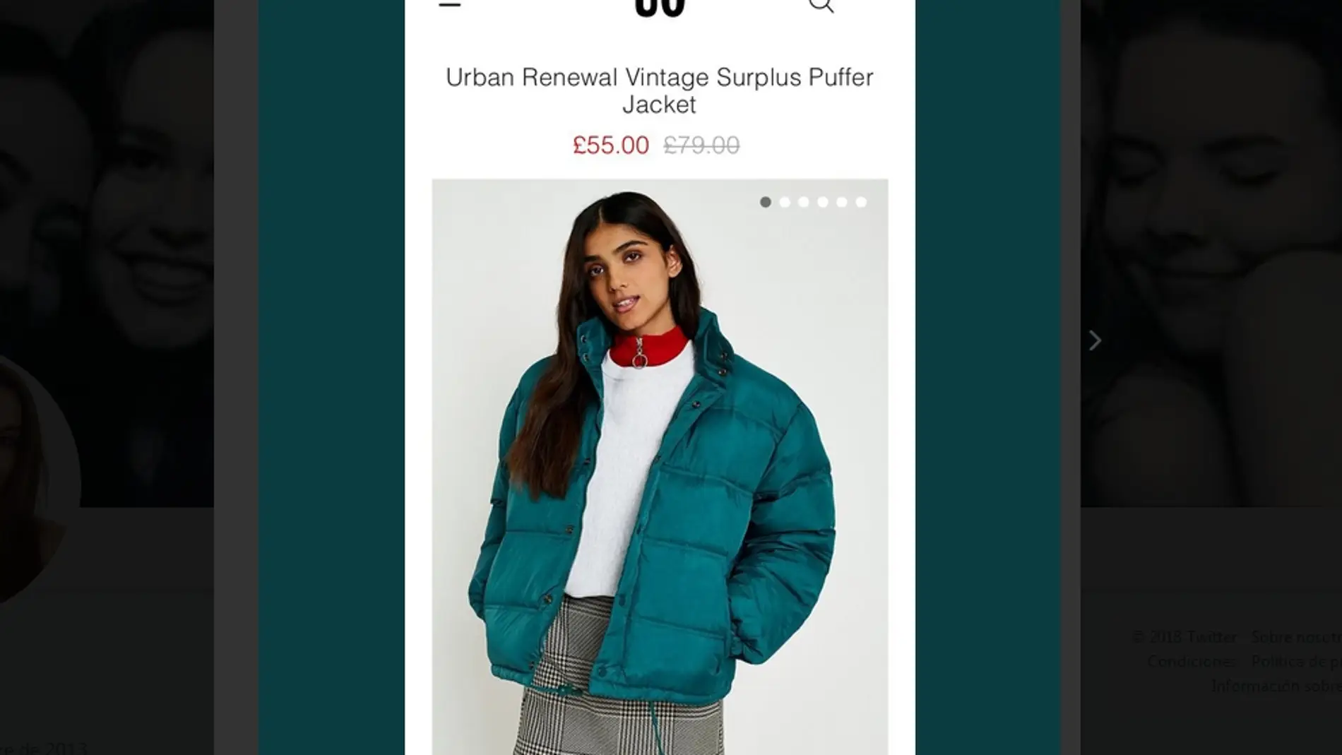 Abrigo de UrbanOutfitters