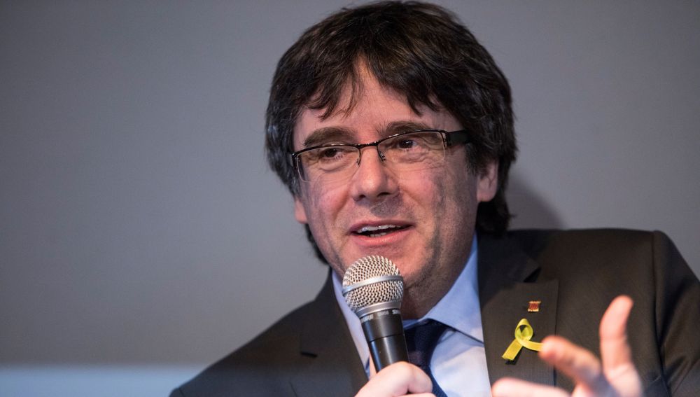 El expresidente catalán Carles Puigdemont en Berlín (Alemania