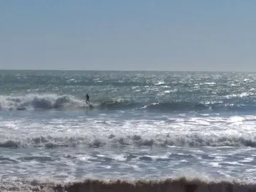 Kitesurfista en Cádiz Kitesurfista en Cádiz
