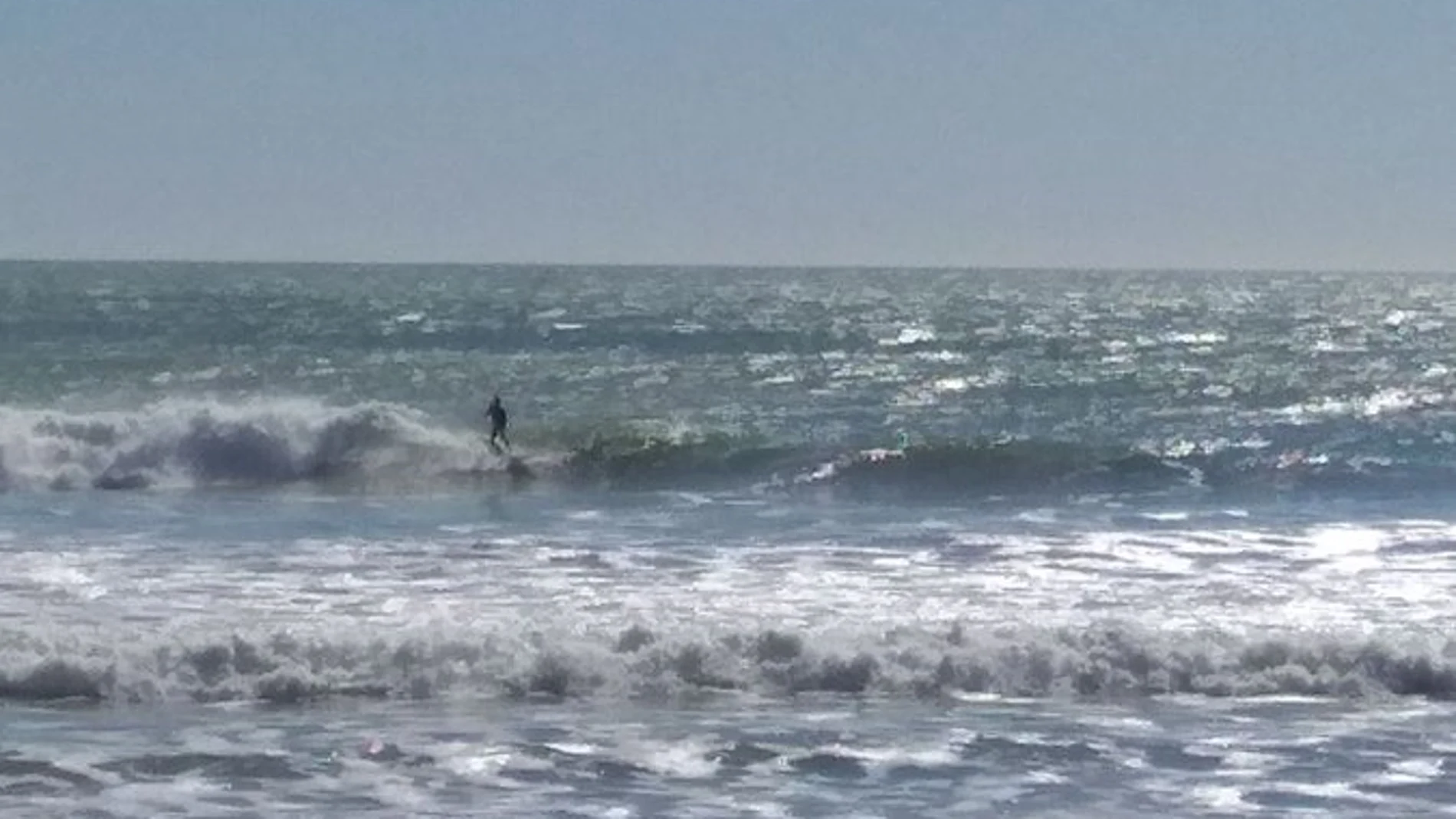 Kitesurfista en Cádiz Kitesurfista en Cádiz