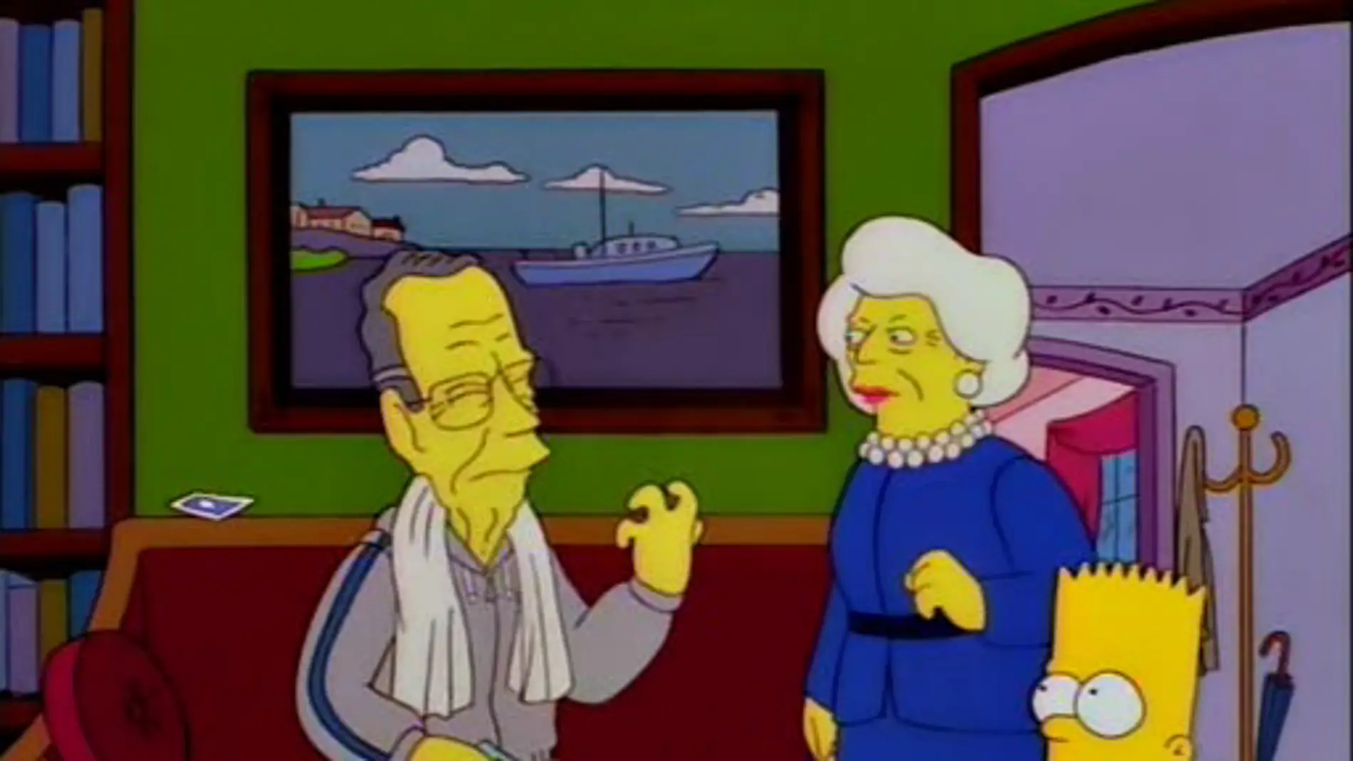 El matrimonio Bush en 'Los Simpson'