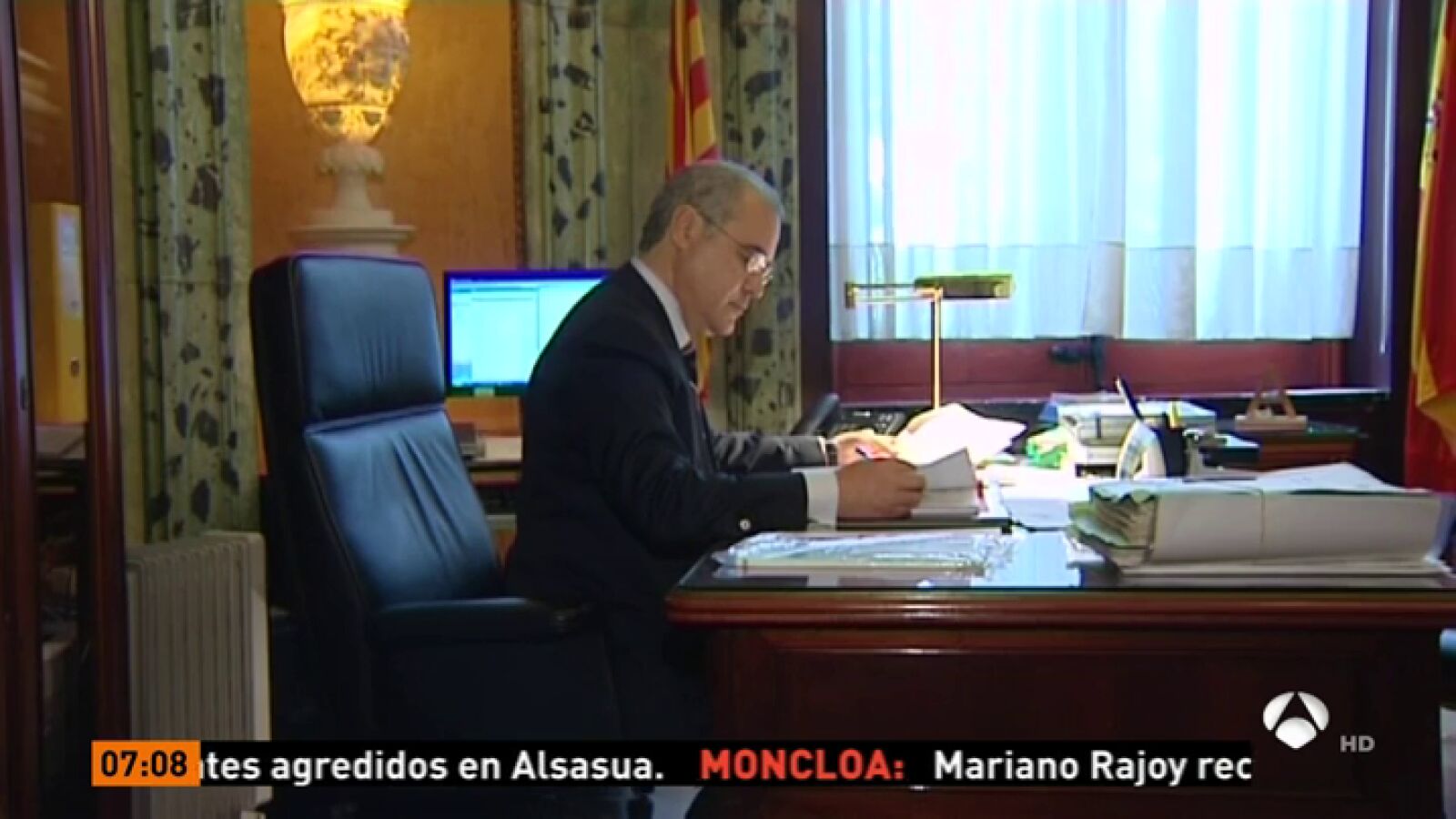 Turull acusa a Llarena de convertirle en un 
