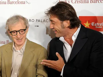 Javier Bardem junto a Woody Allen Javier Bardem junto a Woody Allen