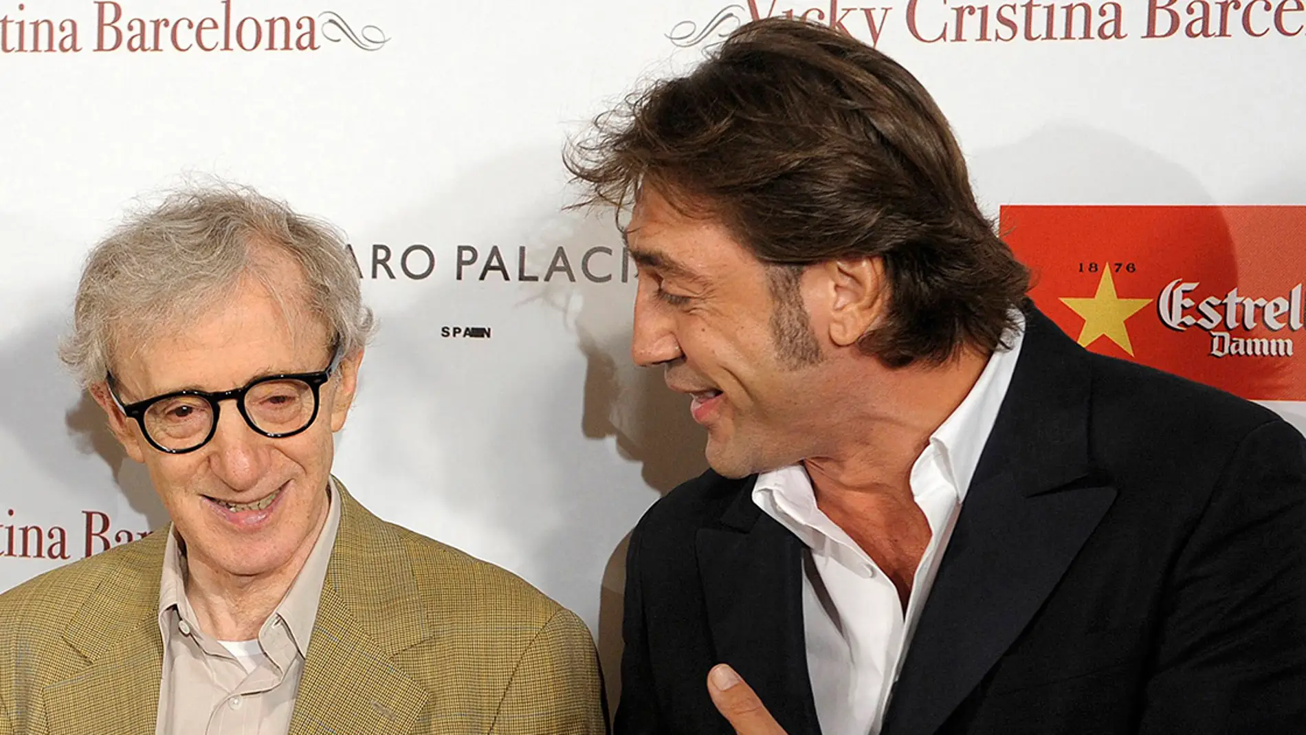 Javier Bardem junto a Woody Allen