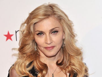 Madonna presentando su nueva fragancia Truth Or Dare' en Nueva York