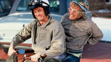 Jim Carrey y Jeff Daniels en 'Dos tontos muy tontos'