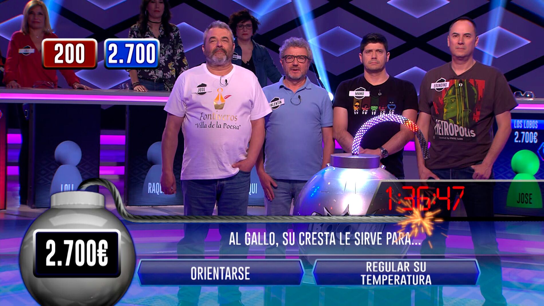 'Los Lobos' en la bomba clasificatoria