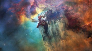 Foto facilitada por la Agencia Espacial Europea (ESA), de una vista de la nebulosa de la Laguna 