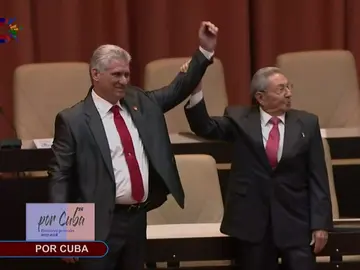 Miguel Díaz-Canel y Raúl Castro Miguel Díaz-Canel y Raúl Castro