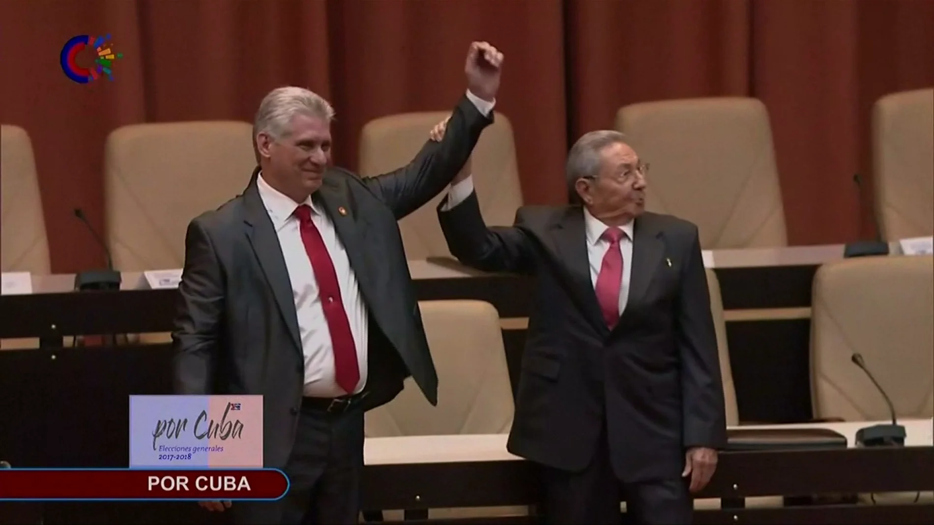 Miguel Díaz-Canel y Raúl Castro Miguel Díaz-Canel y Raúl Castro