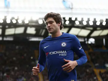 Marcos Alonso, durante un partido con el Chelsea Marcos Alonso, durante un partido con el Chelsea