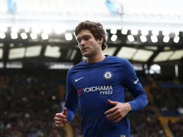 Marcos Alonso, durante un partido con el Chelsea Marcos Alonso, durante un partido con el Chelsea