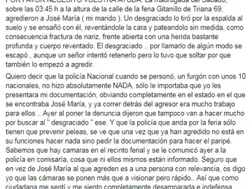 Publicación de Mayte en las redes Publicación de Mayte en las redes