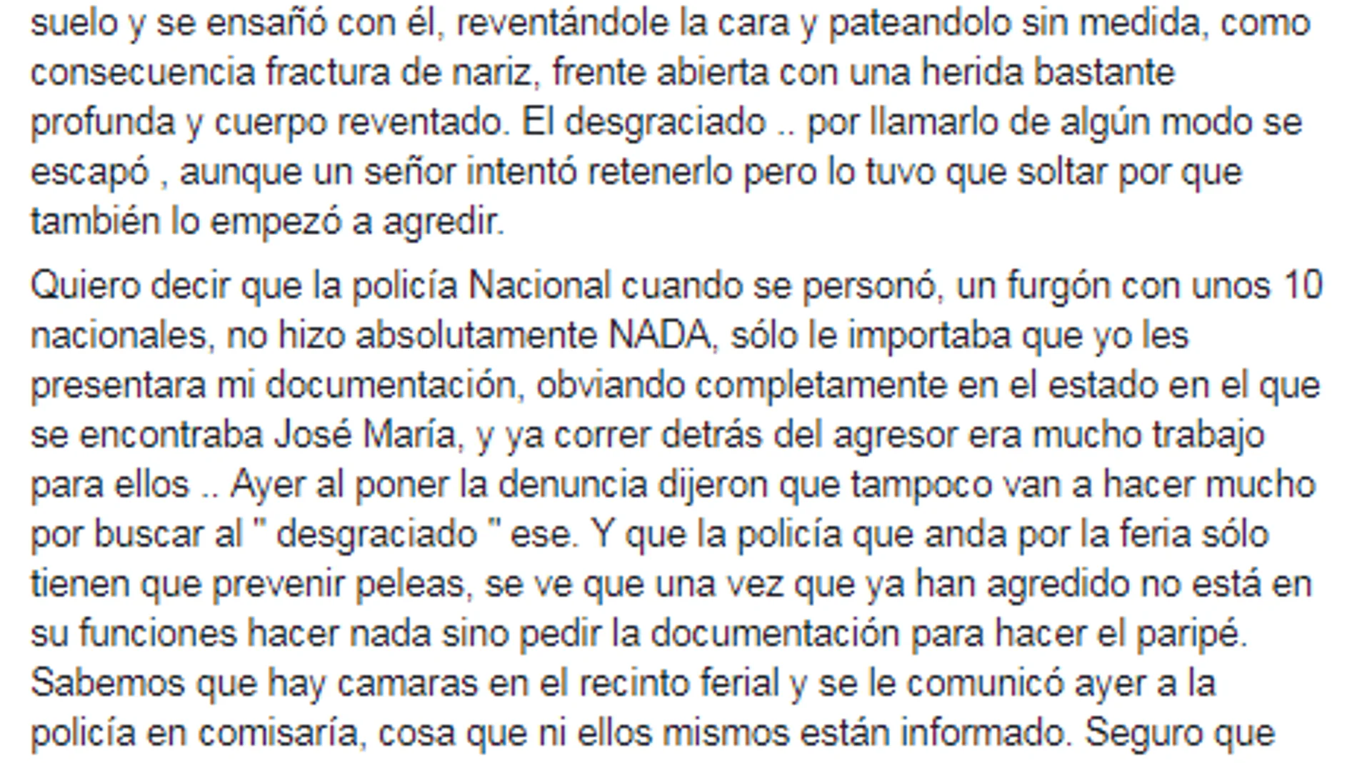 Publicación de Mayte en las redes Publicación de Mayte en las redes