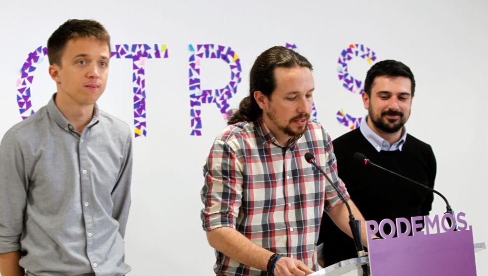Iglesias, Errejón y Espinar