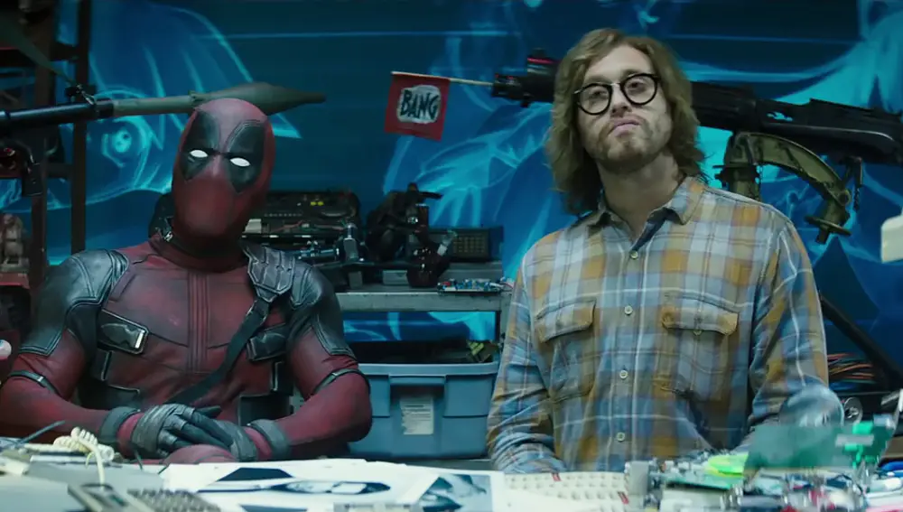 Ryan Reynolds y TJ Miller en 'Deadpool 2' Ryan Reynolds y TJ Miller en 'Deadpool 2'