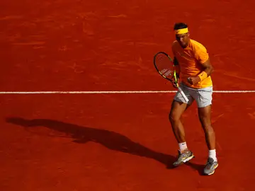 Nadal, en su partido contra Khachanov Nadal, en su partido contra Khachanov