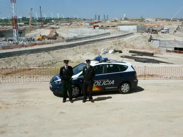 Obras del Campus de la Justicia de Madrid. Obras del Campus de la Justicia de Madrid.