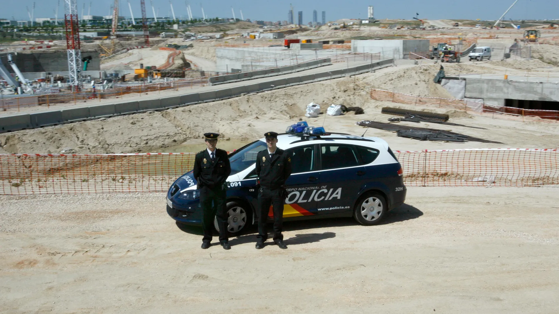 Obras del Campus de la Justicia de Madrid. Obras del Campus de la Justicia de Madrid.