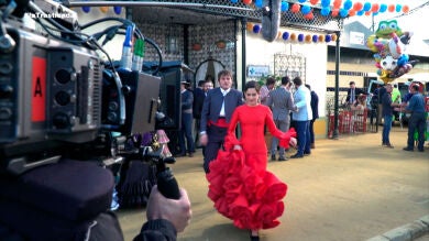 Los secretos del impresionante vestido de flamenca de Carmen en 'Allí Abajo'