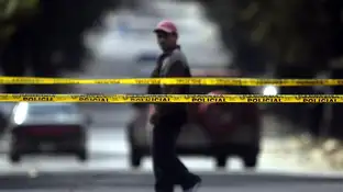 Imagen de archivo de un cordón policial en EEUU Imagen de archivo de un cordón policial en EEUU