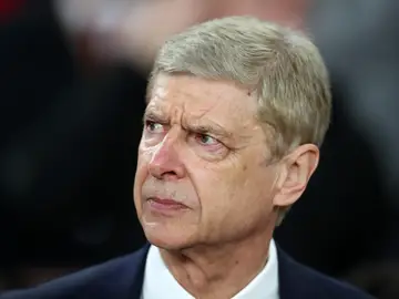 Arsene Wenger, durante un partido con el Arsenal Arsene Wenger, durante un partido con el Arsenal