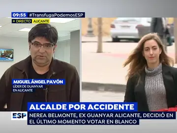 Miguel Ángel Pavón, líder de Guanyar en Alicante Miguel Ángel Pavón, líder de Guanyar en Alicante
