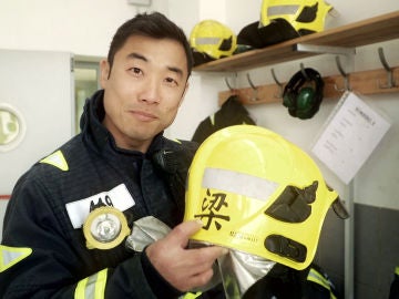 Liang, el primer chino bombero de España: "Soy la sorpresa de 'Ninja Warrior'