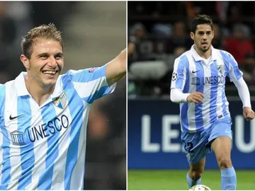 Joaquín e Isco, durante su etapa en el Málaga Joaquín e Isco, durante su etapa en el Málaga