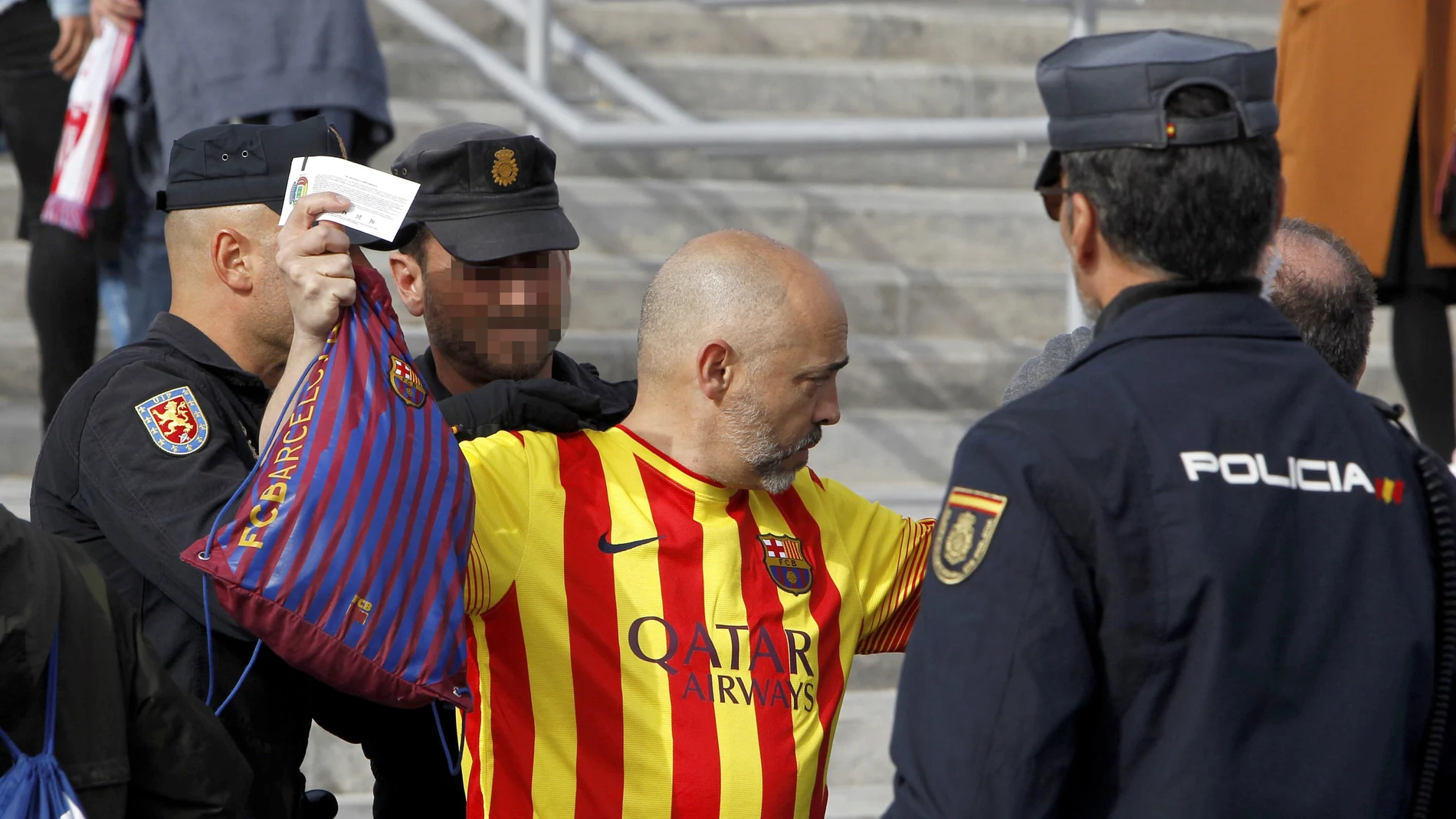 Cacheos previos a la final de la Copa del Rey Cacheos previos a la final de la Copa del Rey