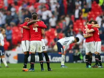 El United celebra un triunfo ante el Tottenham El United celebra un triunfo ante el Tottenham