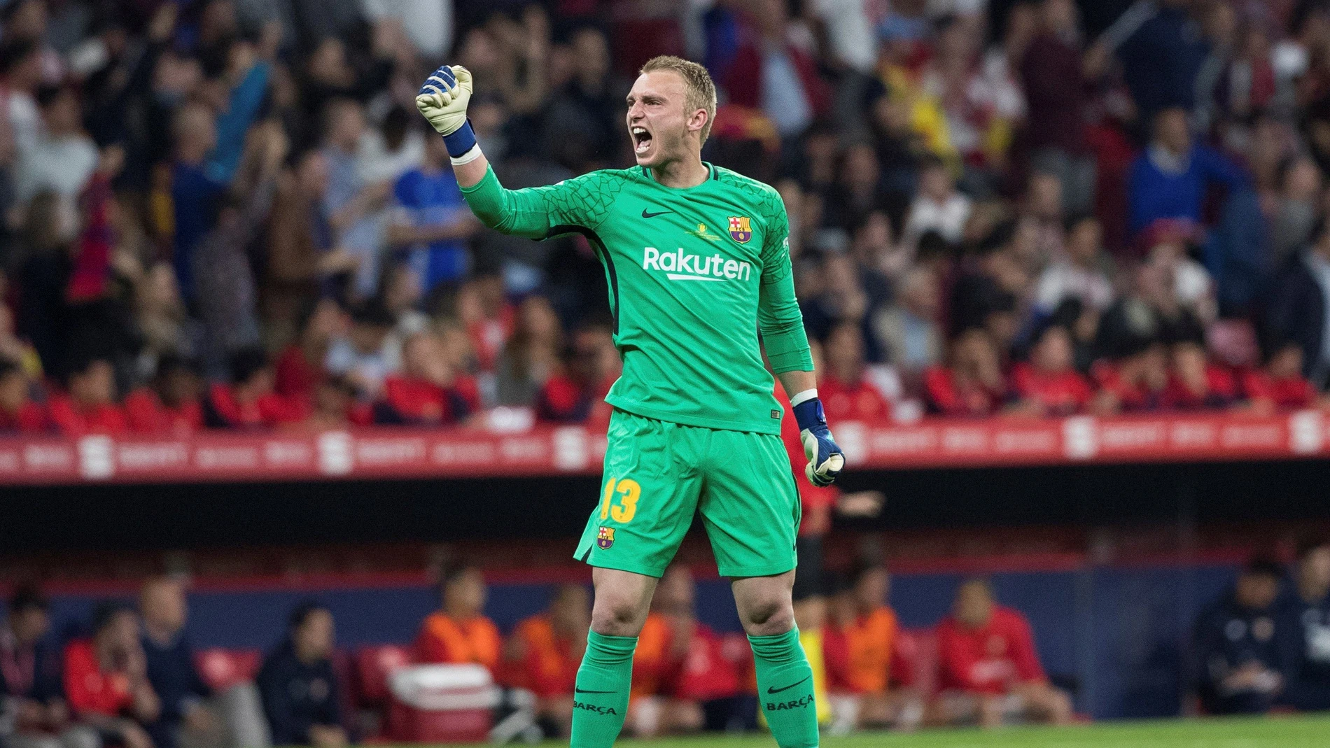 Japer Cillessen guardameta del Valencia Japer Cillessen guardameta del Valencia