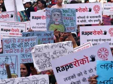 Protestas en India contra las agresiones sexuales a mujeres