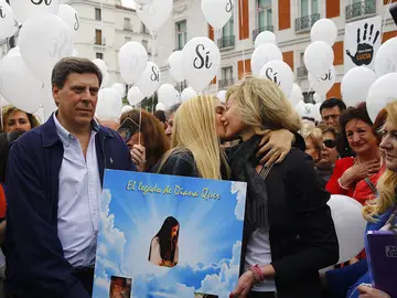 Los padres de Diana Quer y su otra hija Valeria Los padres de Diana Quer y su otra hija Valeria