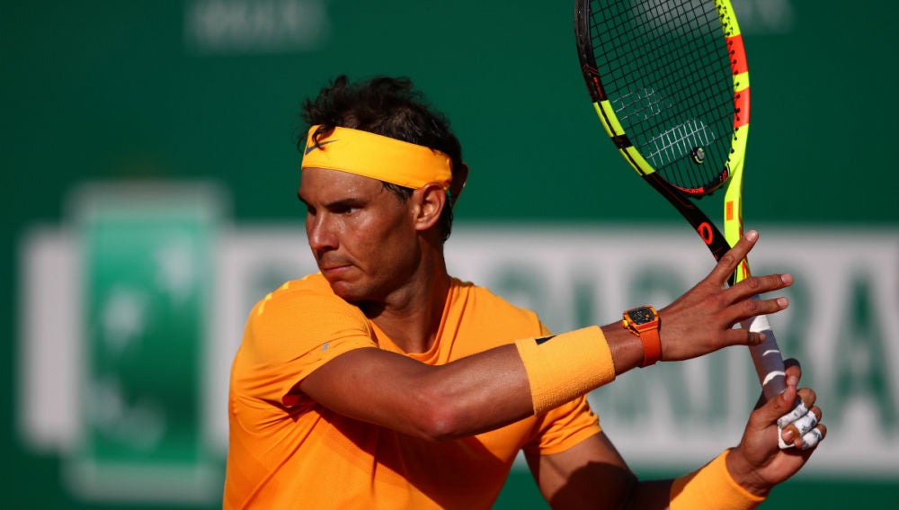 Rafa Nadal, en una acción de un partido