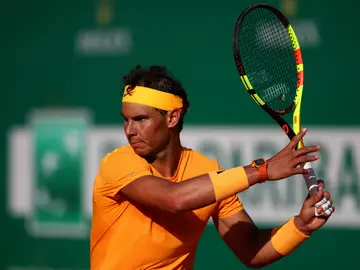 Rafa Nadal, en una acción de un partido Rafa Nadal, en una acción de un partido