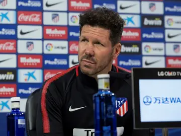 Diego Simeone, en rueda de prensa Diego Simeone, en rueda de prensa