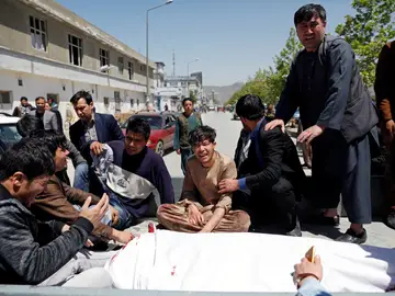 Imagen del atentado en Kabul Imagen del atentado en Kabul