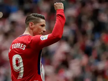 Fernando Torres, con el Atlético Fernando Torres, con el Atlético