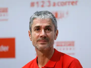 Martín Fiz durante un evento Martín Fiz durante un evento