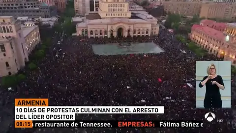 10 días de protestas que culminan con el arresto del líder opositor 10 días de protestas que culminan con el arresto del líder opositor