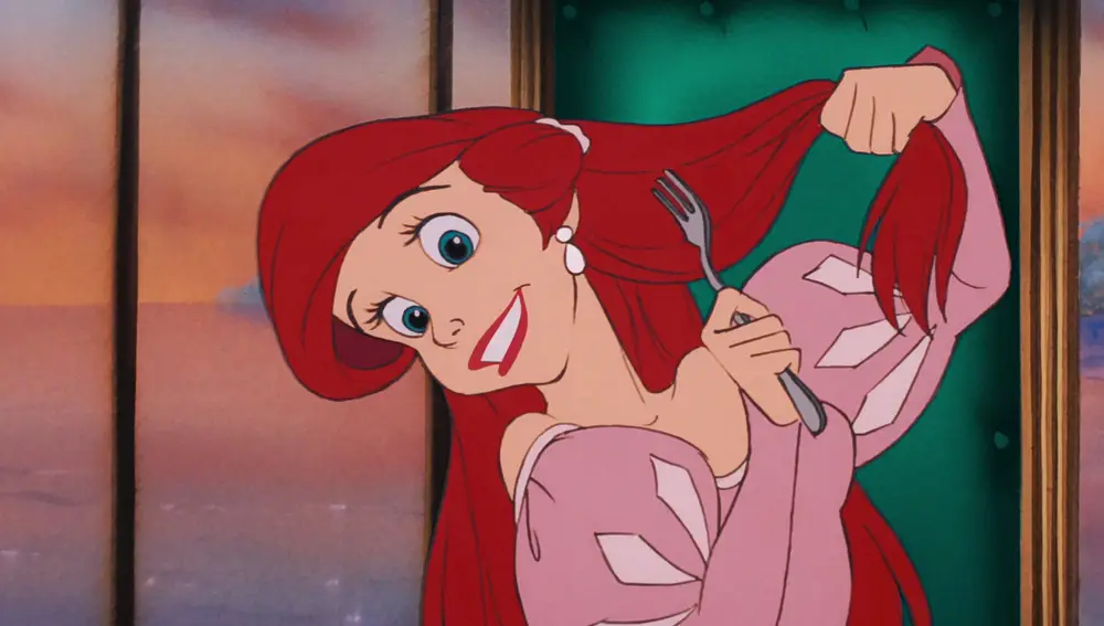 Ariel preparándose para un selfie